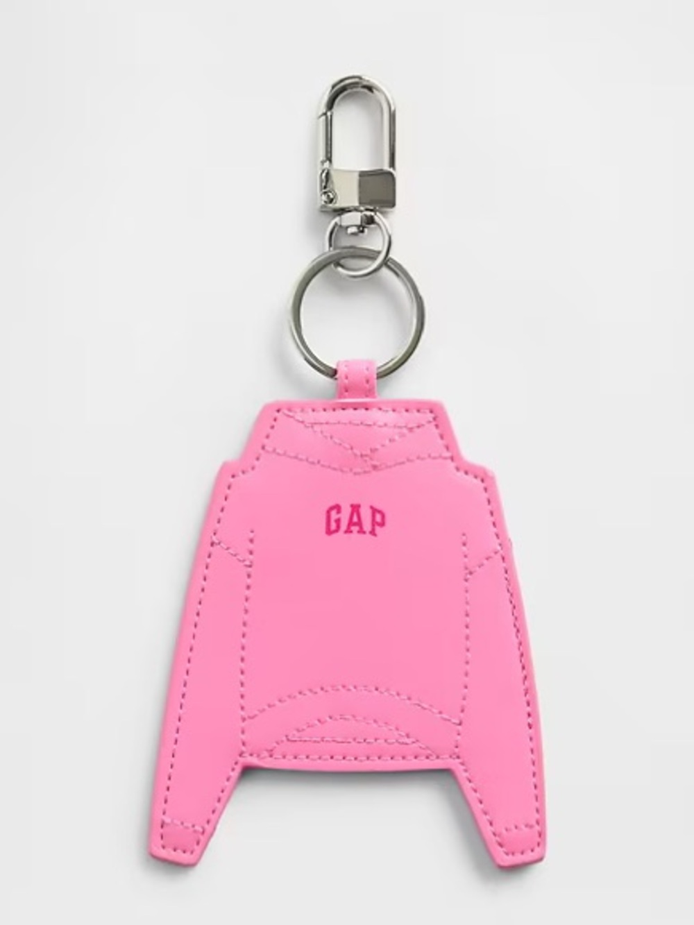 Gap Logo Pink Hoodie Keychain - NWT!!     keychains bag charm charms sweatshirt